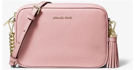 michael kors ginny leather crossbody bag|michael kors crossbody bag sale.